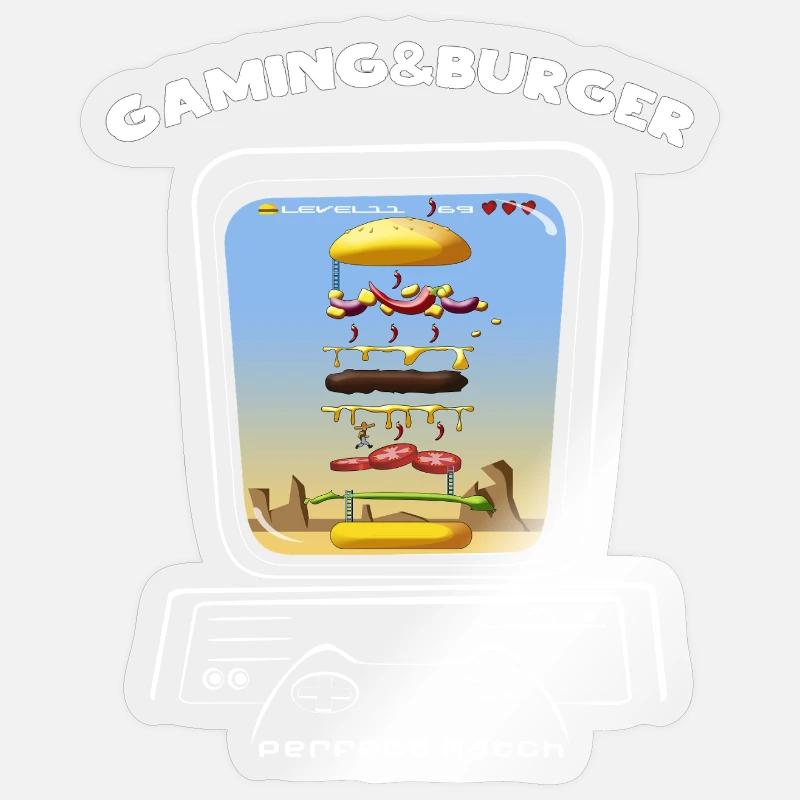 Camping - Sticker taille S (10 x 10 cm) - brillant transparent