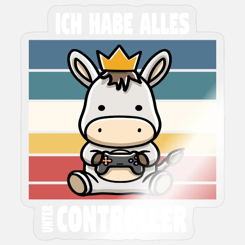 I have everything under controller - Sticker size S (10 x 10 cm) - transparent glossy