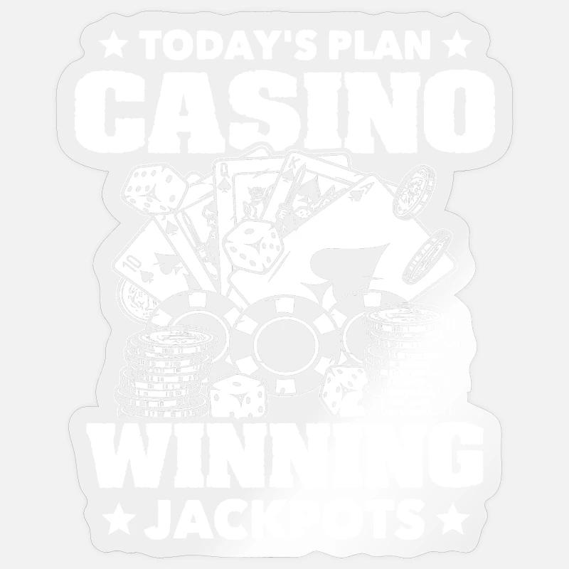Gioco da casinò Sticker formato S (10 x 10 cm)