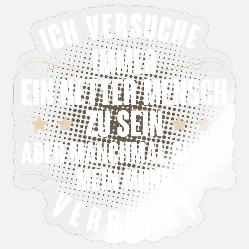 Sticker Größe S (10 x 10 cm) - 