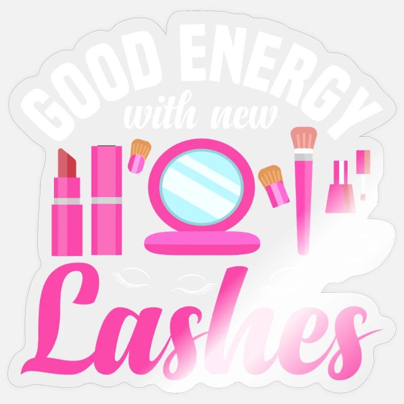  Lash Tech Supplies Eyelash Technician Sticker size S (10 x 10 cm)