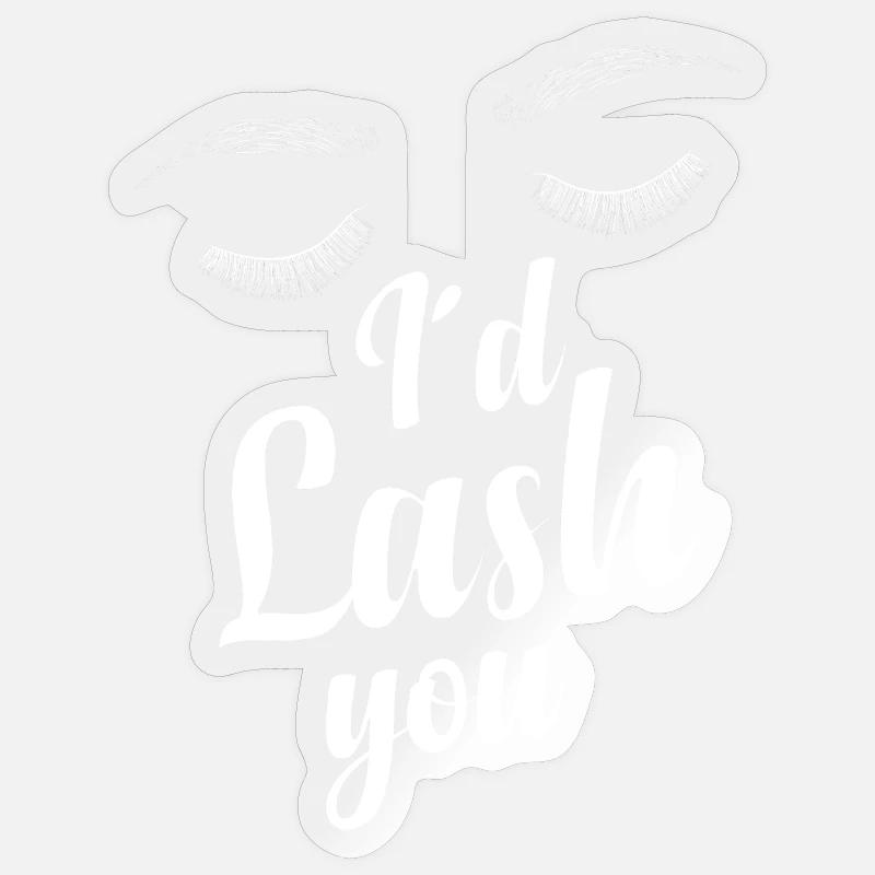 Technicien de cils Whisperer de cils Technicien de cils Sticker taille S (10 x 10 cm)