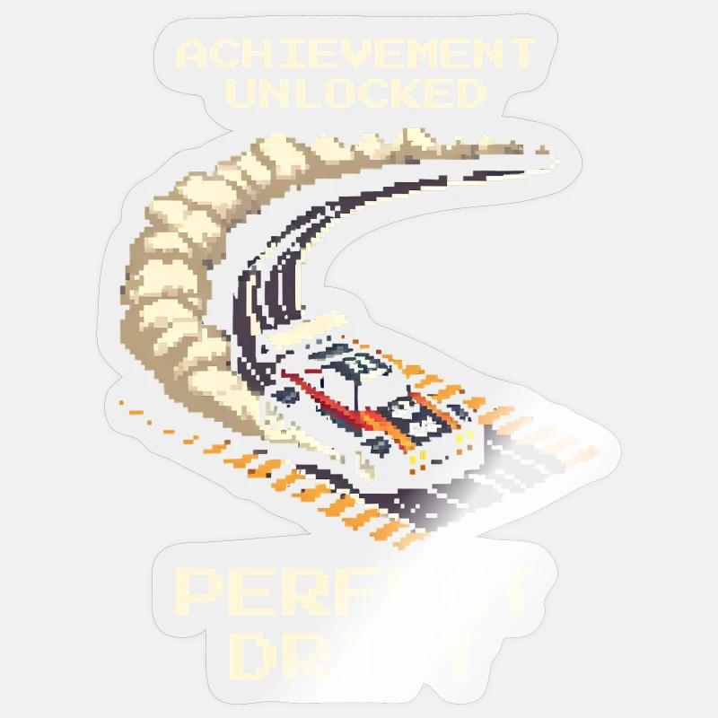 Succès : Dérive Parfaite | Dérive RC - Sticker taille S (10 x 10 cm) - brillant transparent