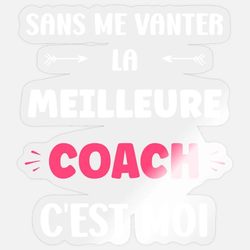 Trainer - Sticker Größe S (10 x 10 cm) - Transparent glänzend
