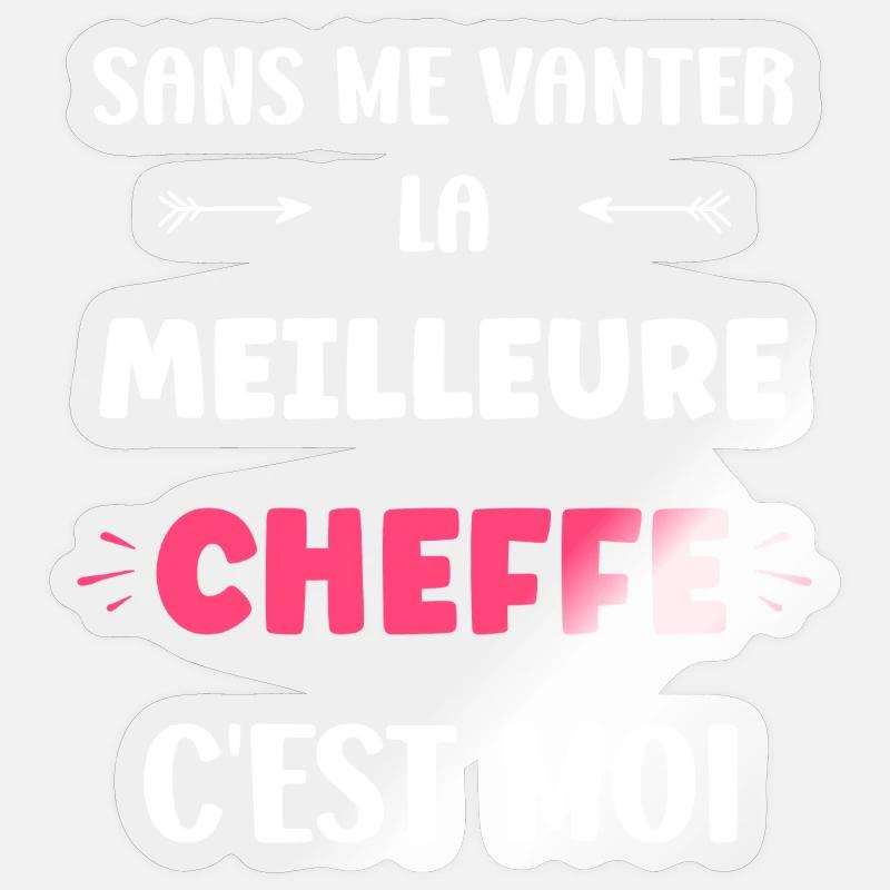 cheffe Sticker taille S (10 x 10 cm)