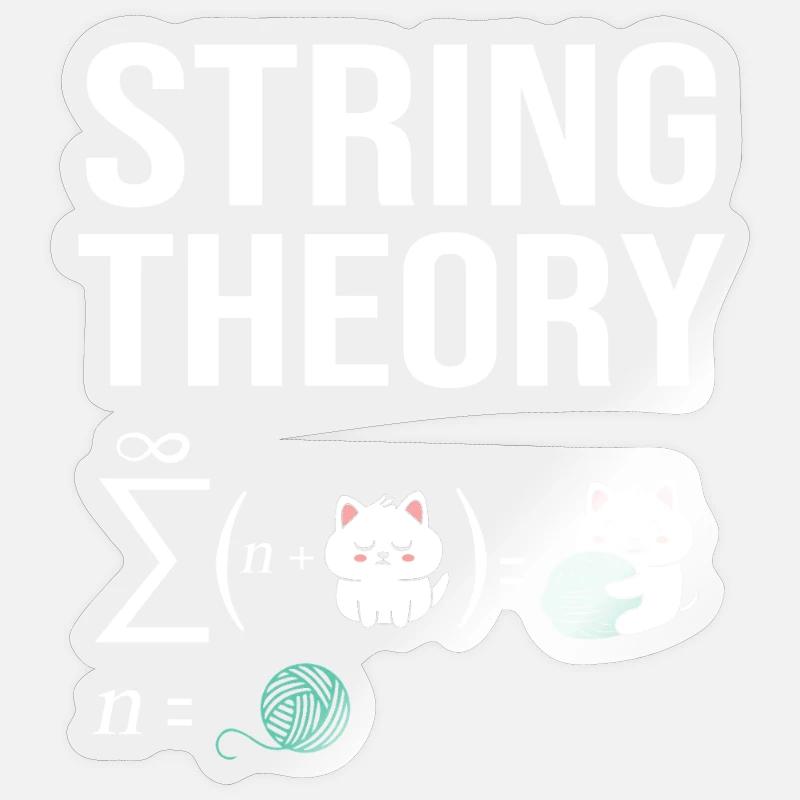 Physique quantique physique quantique Sticker taille S (10 x 10 cm)