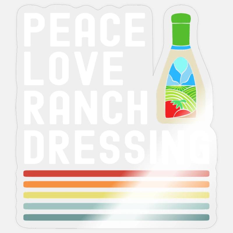 dressing - Sticker size S (10 x 10 cm) - transparent glossy