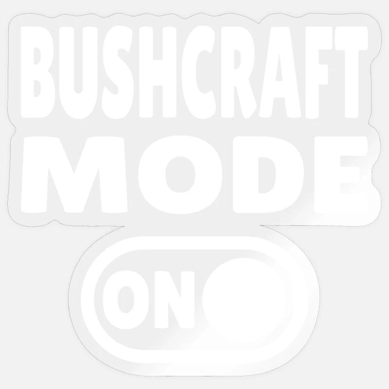 Mode Bushcraft ACTIVÉ – Activez la vie forestière Sticker taille S (10 x 10 cm)