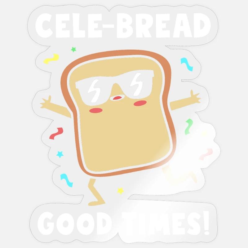 Bäcker Bäckerin Backen - Sticker Größe S (10 x 10 cm) - Transparent glänzend