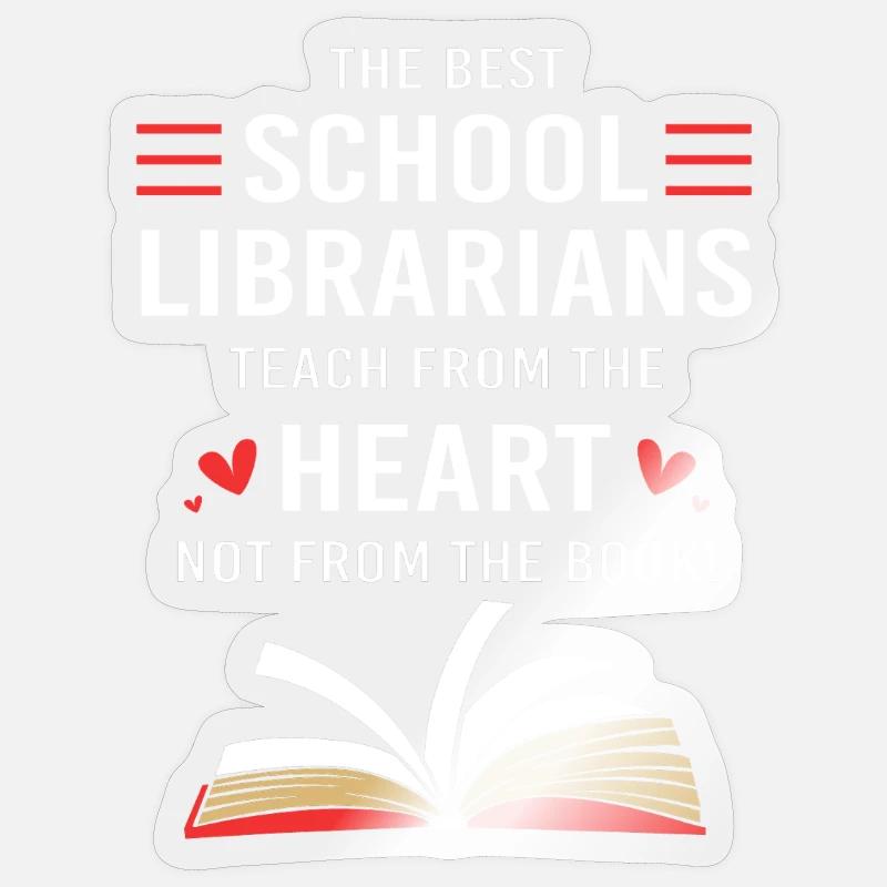 Bookworm Library Reading Sticker size S (10 x 10 cm)