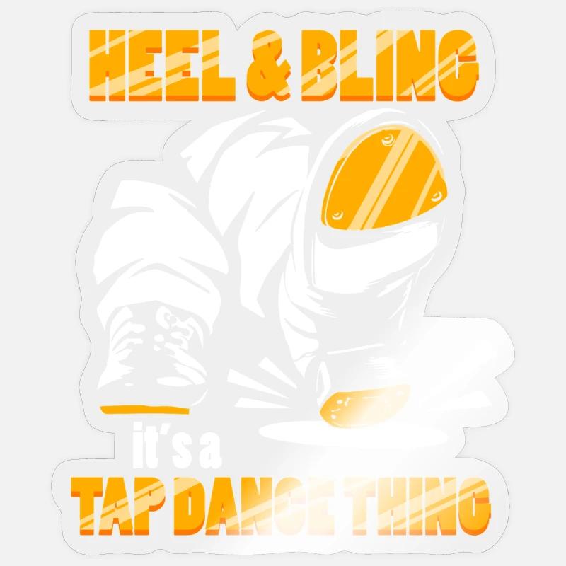 Stepptanz Stepptänzer Stepptänzerin Stepper Sticker Größe S (10 x 10 cm)