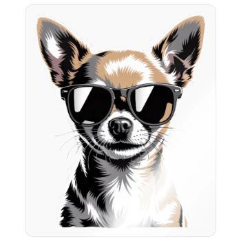 Chihuahua - Sticker size S (10 x 10 cm) - transparent glossy - Front
