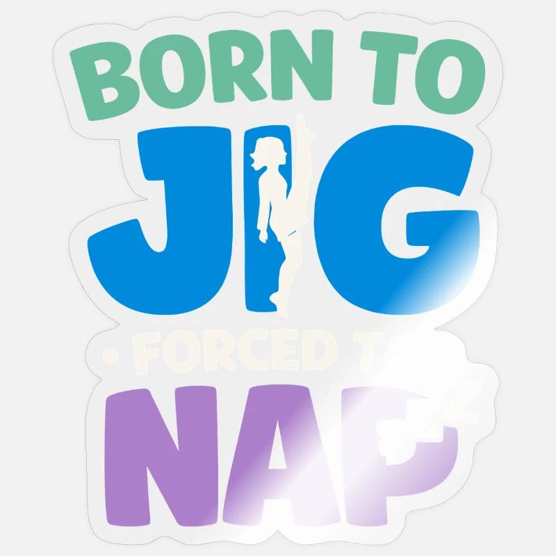 Irish Dance Step-dancing Celtic Fan Sticker size S (10 x 10 cm)