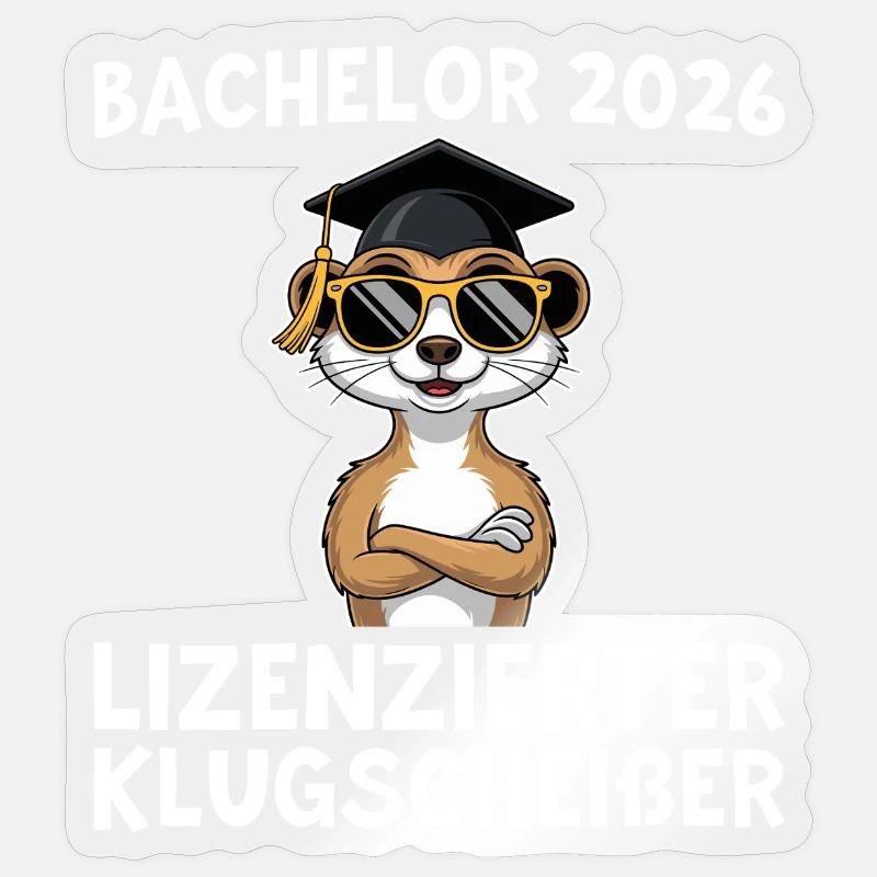 Final Exam 2026 Bachelor's Title Gift Idea Sticker size S (10 x 10 cm)