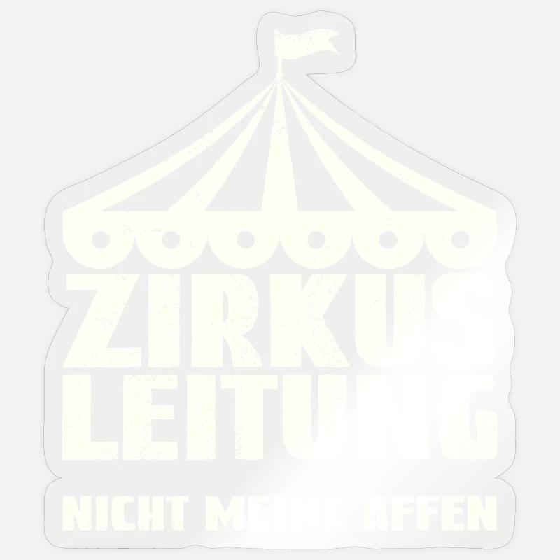 Gestion de cirque - Pas mes singes Sticker taille S (10 x 10 cm)