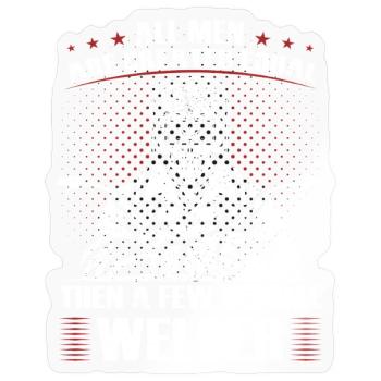 Schweißer Spruch Geschenke Für Metallbauer  - Sticker Größe S (10 x 10 cm) - Transparent glänzend - Vorne
