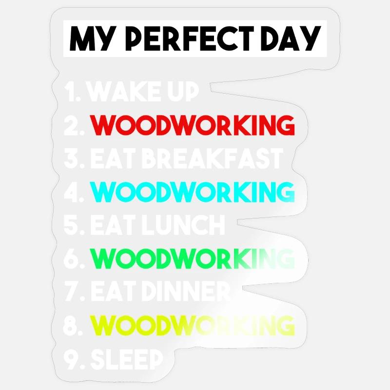 Master Woodworker Sawdust Maker Carpentry Sticker size S (10 x 10 cm)