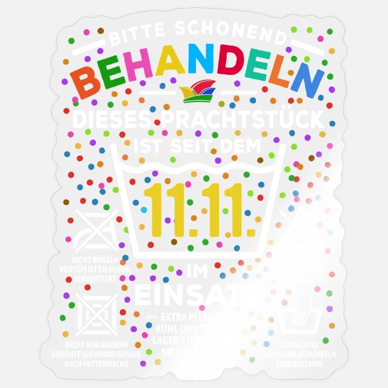 en usage depuis la version 11.11. | Costume de carnaval Sticker taille S (10 x 10 cm)