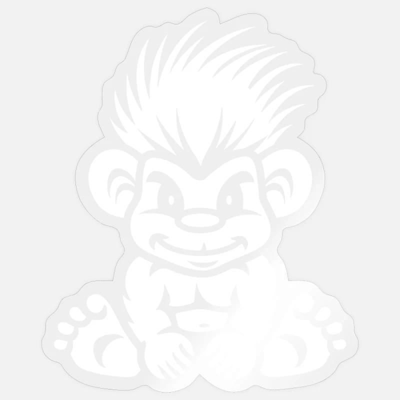 Troll Sticker Größe S (10 x 10 cm)