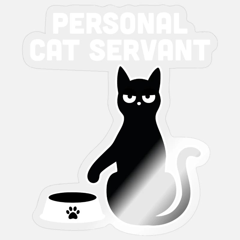 Personal Cat Servant Sticker size S (10 x 10 cm)