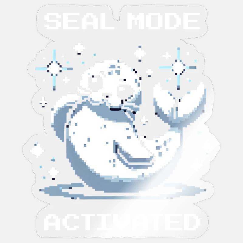 Mode scellement sur | Robbe Mood - Sticker taille S (10 x 10 cm) - brillant transparent