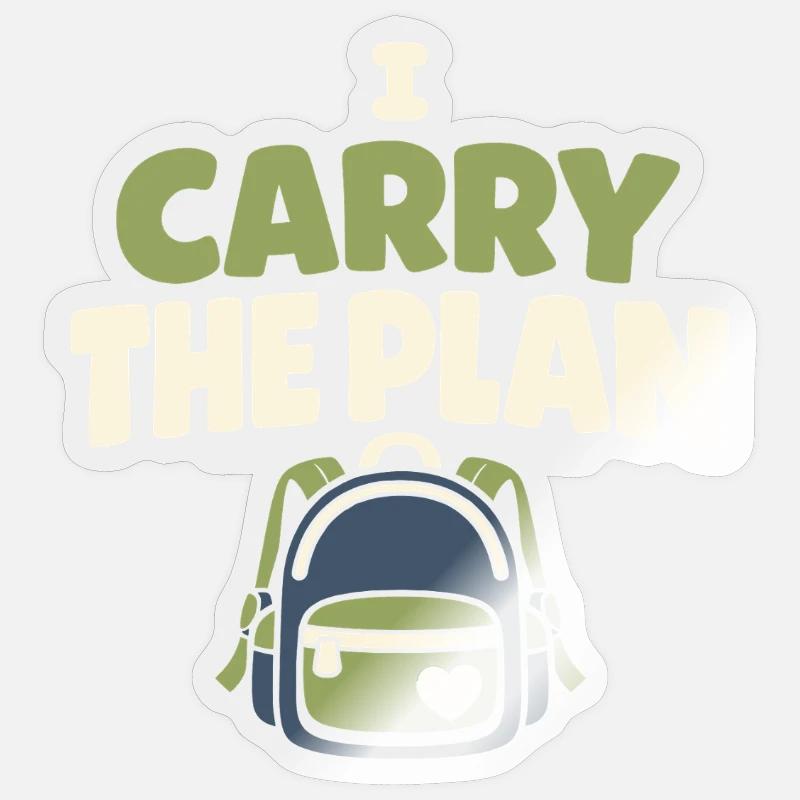 Family Provision Emergency Planner Prepper - Sticker size S (10 x 10 cm) - transparent glossy