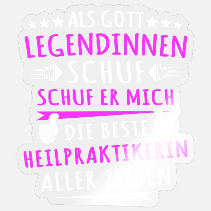 Naturopath Gift Idea Sticker size S (10 x 10 cm)