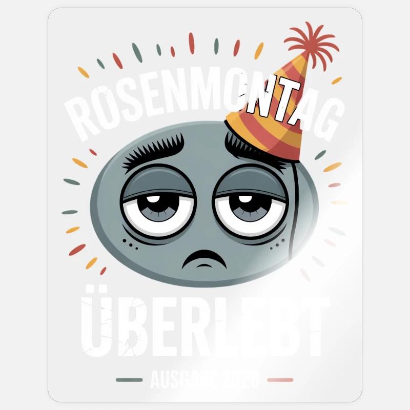 Le Lundi Grassolé survit à l’édition 2026 du Carnaval Sticker taille S (10 x 10 cm)