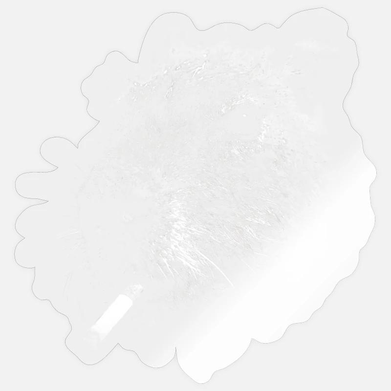 Rauchen, Zigarette, Capybara raucht eine Zigarette Sticker Größe S (10 x 10 cm)