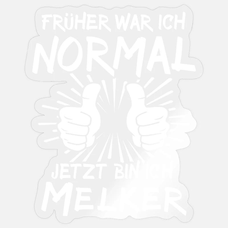 Traiteur - Sticker taille S (10 x 10 cm) - brillant transparent