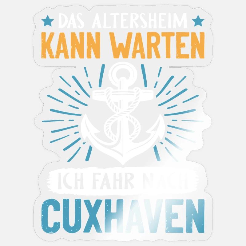 Papi MAISON DE RETRAITE PEUT ATTENDRE, JE VAIS Sticker taille S (10 x 10 cm)