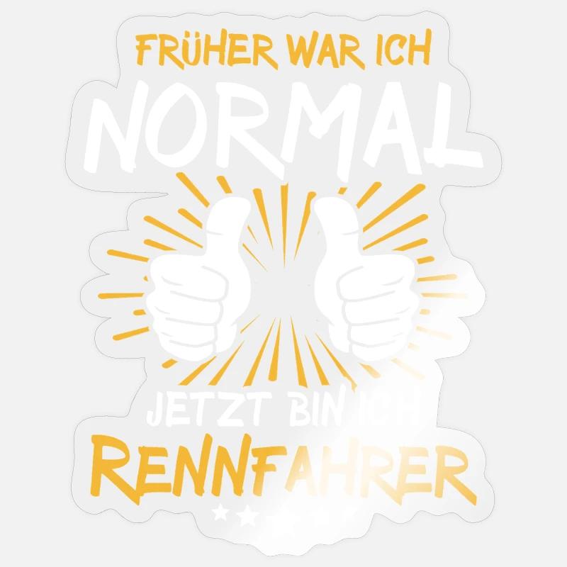 Diction du coureur - Sticker taille S (10 x 10 cm) - brillant transparent
