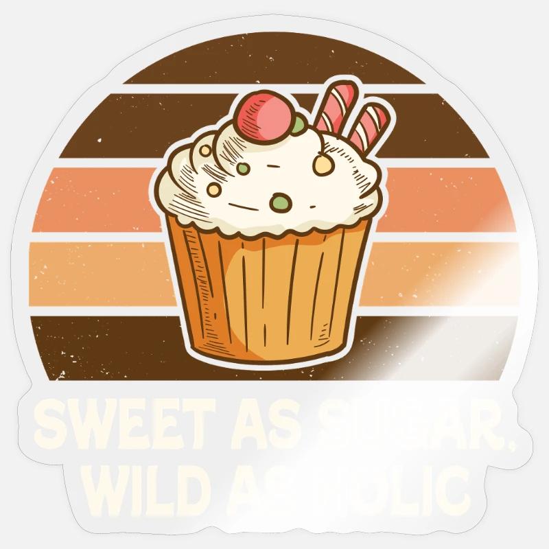 Douce Réception Douce Coucher de Soleil Sticker taille S (10 x 10 cm)