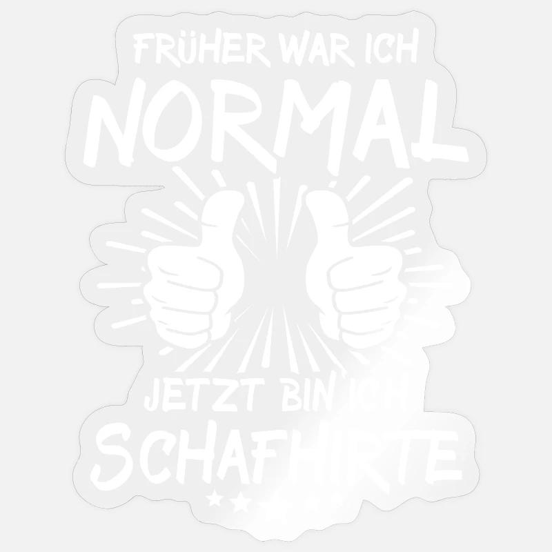 Shepherd - Sticker size S (10 x 10 cm) - transparent glossy