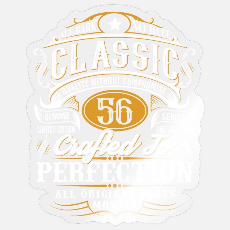 56 Cumpleaños Pegatina