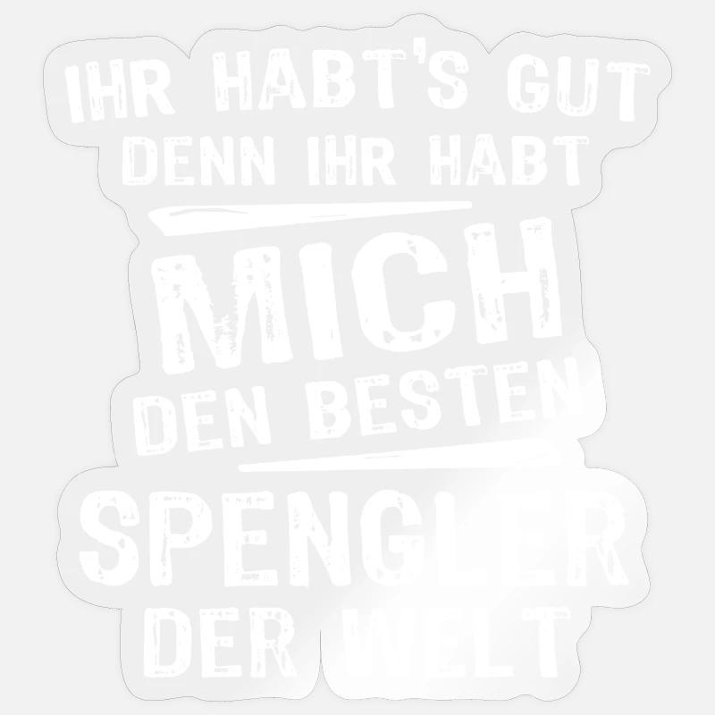 Tinsmith - Sticker size S (10 x 10 cm) - transparent glossy