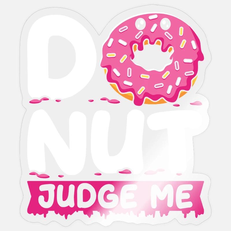 Restauration rapide en donuts Sticker taille S (10 x 10 cm)