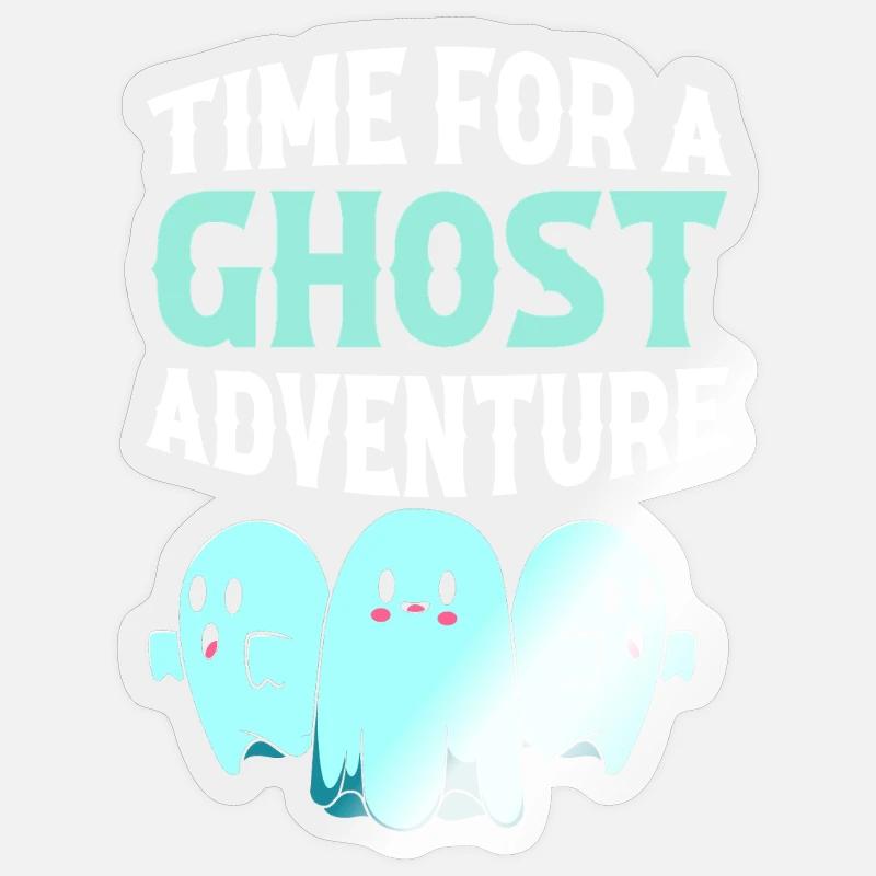 ghost witching hour ghosts paranormal Sticker size S (10 x 10 cm)