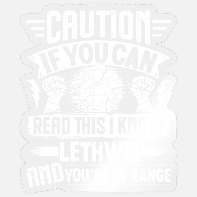 Lethwei-Krieger Myanmar Boxtraining Burmesen - Sticker Größe S (10 x 10 cm) - Transparent glänzend
