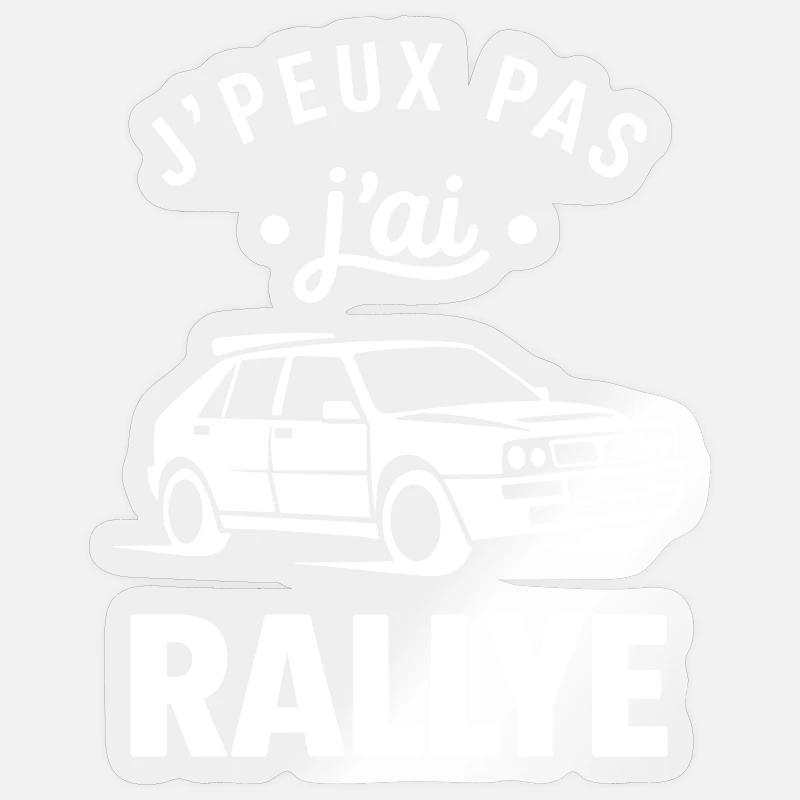 rallye Sticker taille S (10 x 10 cm)