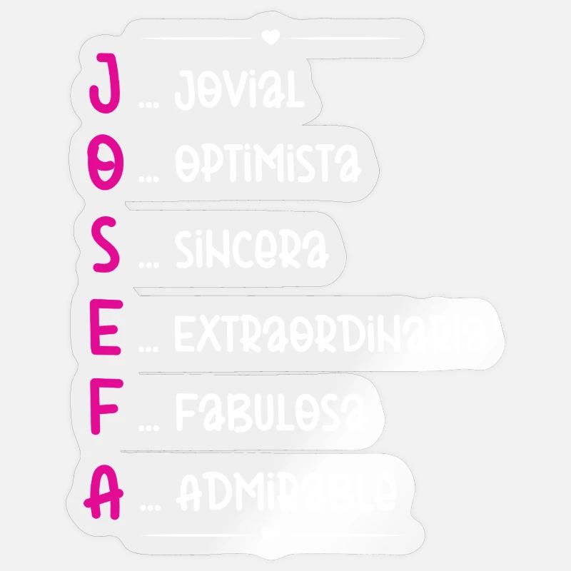 Josefa Personalized Gift Sticker size S (10 x 10 cm)