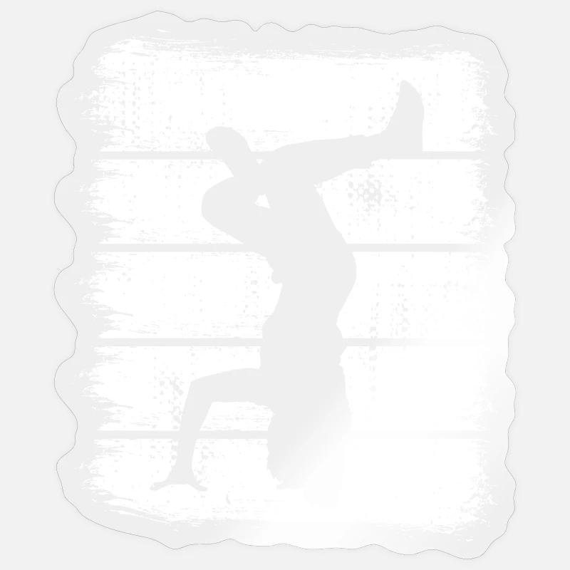 Breakdancer - Sticker Größe S (10 x 10 cm) - Transparent glänzend