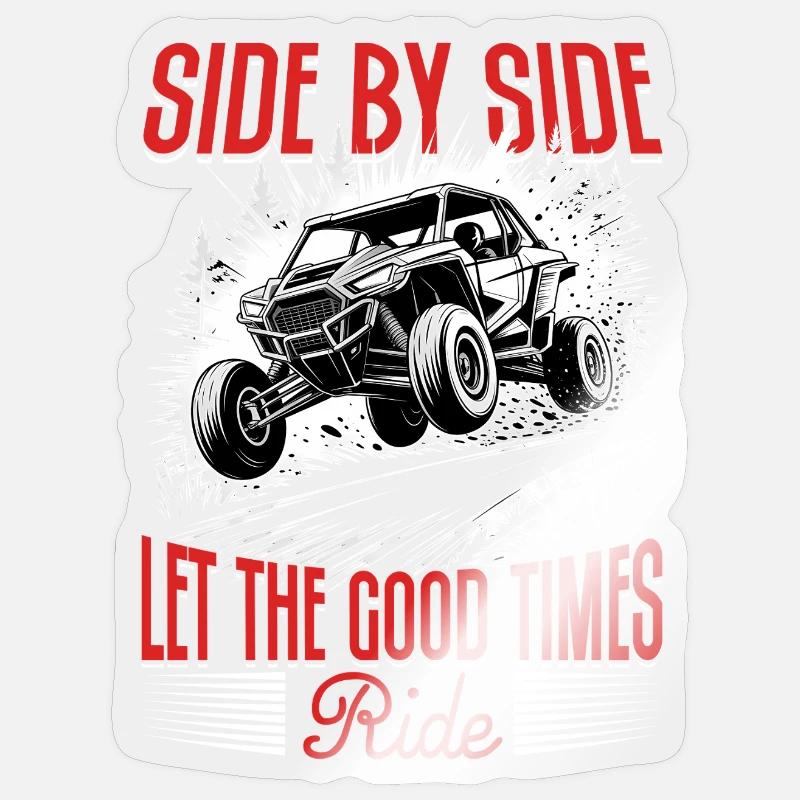 UTV Off Road 4 Wheeler Side by side Sticker Größe S (10 x 10 cm)