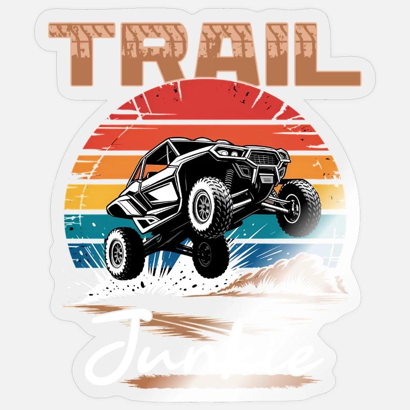 UTV Off Road 4 Wheeler Side by side Sticker Größe S (10 x 10 cm)