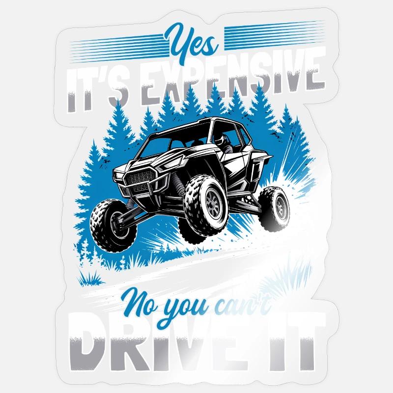 UTV Off Road 4 Wheeler Side by side Sticker Größe S (10 x 10 cm)