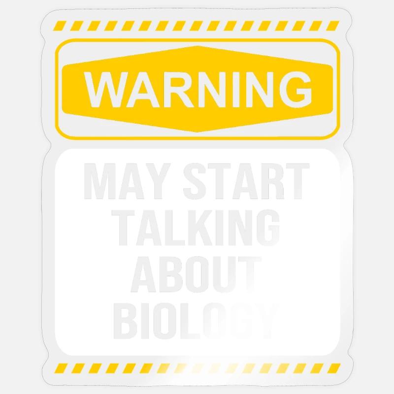 Molécule formule structurale - Sticker taille S (10 x 10 cm) - brillant transparent