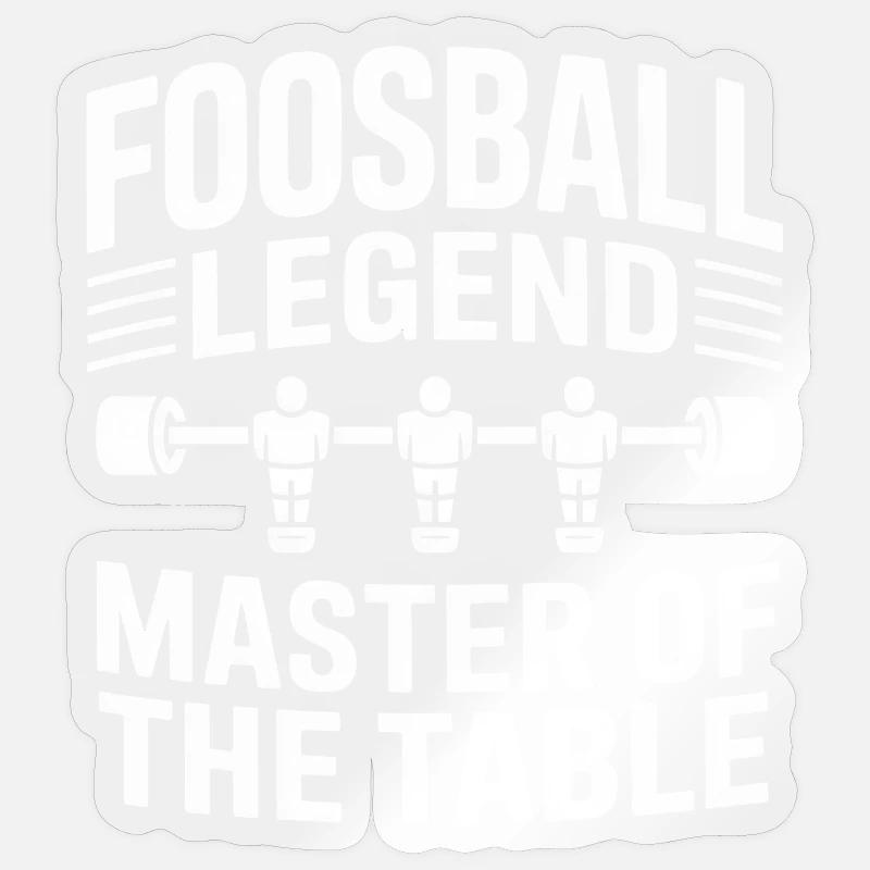 Table Soccer Evolution Funny Foosball Foosball Sticker size S (10 x 10 cm)