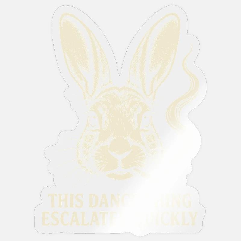 This Dance Thing Escalated Quickly Funny Dancer Sticker Größe S (10 x 10 cm)