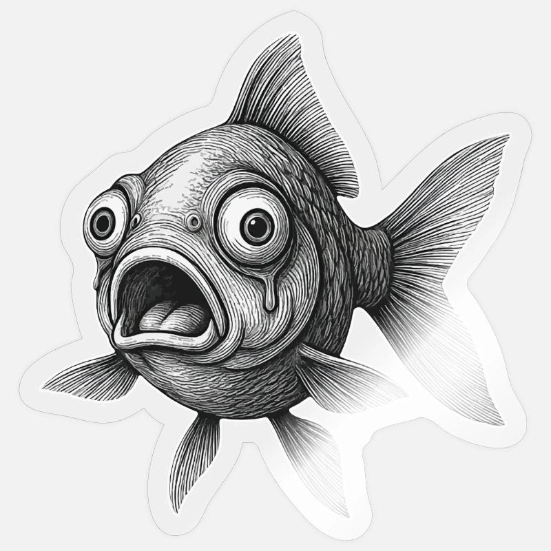 When the coffee doesn't work yet Sticker size S (10 x 10 cm)