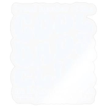 Cool Dads Club - Dad Father's Day Gift - Sticker size S (10 x 10 cm) - transparent glossy - Front